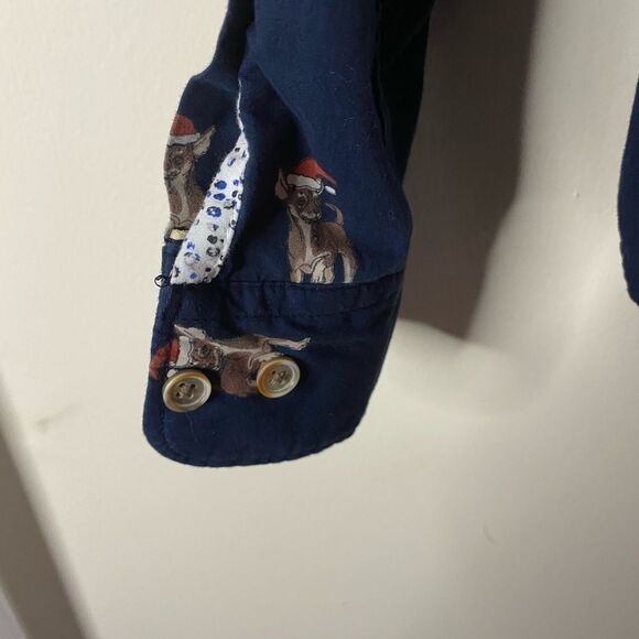 Denim & Flower Ricky Singh Holiday Print Button Down - Picture 5 of 7